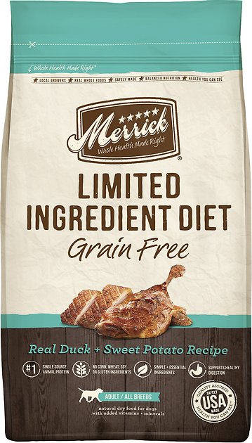 Merrick Limited Ingredient Diet Grain-Free Real Duck + Sweet Potato Recipe Dry Dog Food