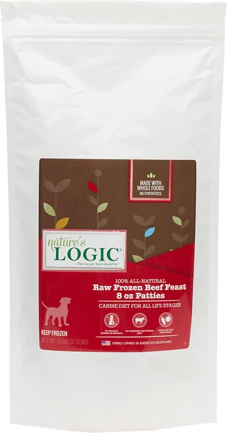 Nature's Logic Beef Feast Raw Frozen Dog Food