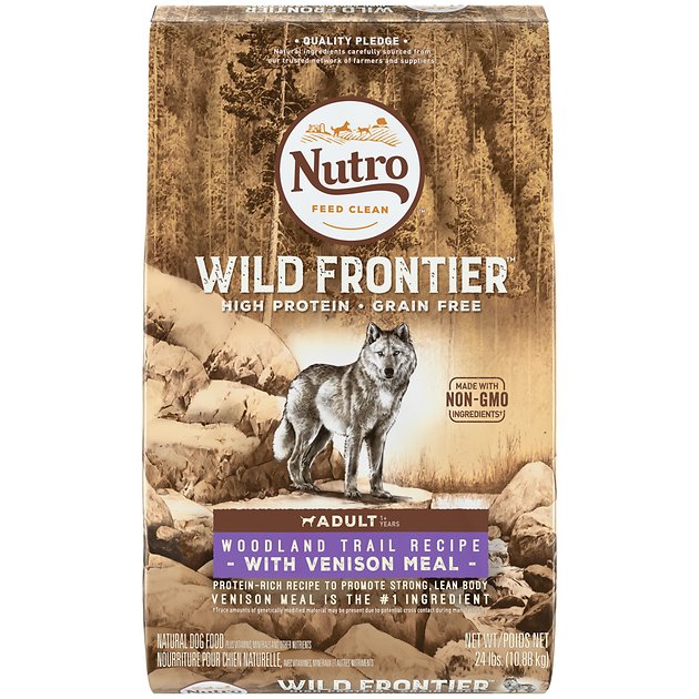 Nutro Wild Frontier Adult Woodland & Trail Recipe Grain-Free Venison Meal Dry Dog Food