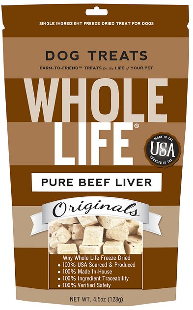 Whole Life Pure Beef Liver Freeze-Dried Dog Treats