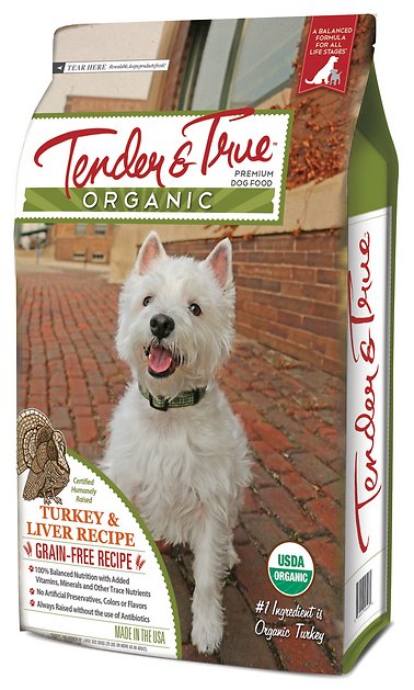 Tender & True Organic Turkey & Liver Recipe Grain- Free Dry Dog Food