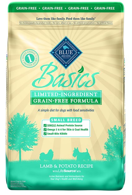 Blue Buffalo Basics Limited Ingredient Grain-Free Formula Lamb & Potato Recipe Small Breed Adult Dry Dog Food