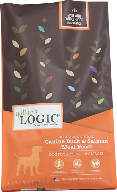 Nature's Logic Canine Duck & Salmon Meal Feast Dry Dog Food