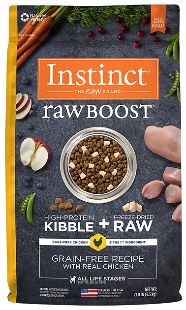 Instinct by Nature's Variety Raw Boost Grain-Free Recipe with Real Chicken Dry Dog Food