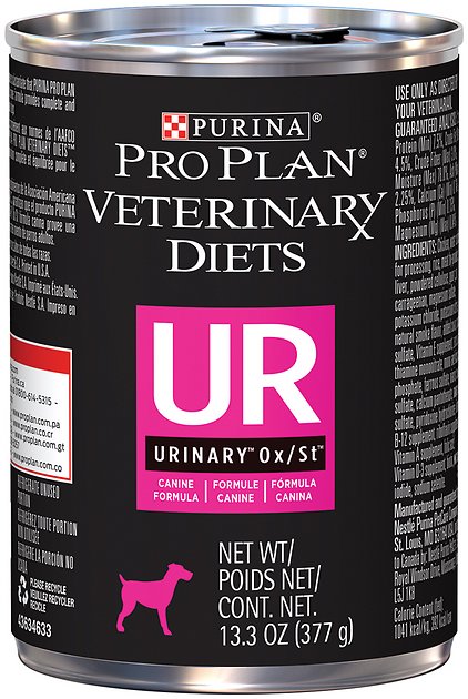 Purina Pro Plan Veterinary Diets UR Urinary Ox/St Canned Dog Food, 13.3-oz, case of 12