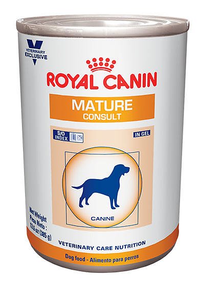 Royal Canin Veterinary Diet Mature Consult Formula Canned Dog Food, 13.6-oz, case of 24