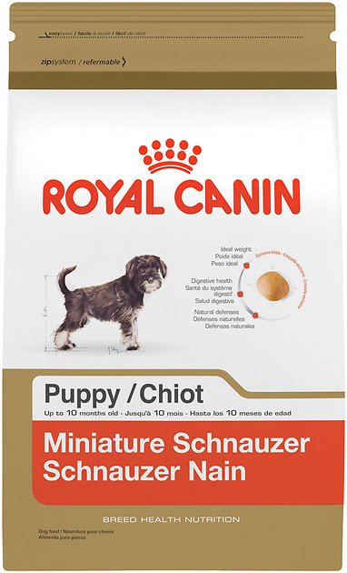 Royal Canin Miniature Schnauzer Puppy Dry Dog Food, 2.5-lb bag