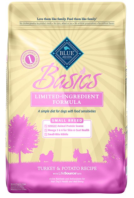 Blue Buffalo Basics Turkey & Potato Recipe Small Breed Adult Dry Dog Food