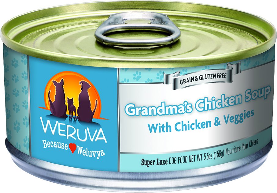 Weruva Grandma's Chicken Soup with Chicken& Veggies Grain-Free Canned Dog Food