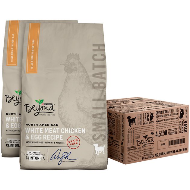 Purina Beyond Small Batch White Meat Chicken & Egg Recipe Grain-Free Dry Dog Food