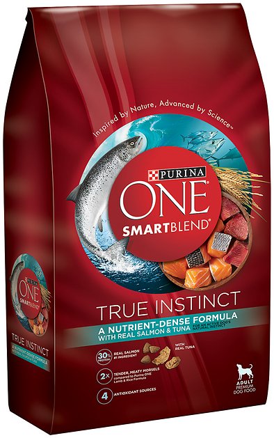 Purina ONE SmartBlend True Instinct with Real Salmon & Tuna Adult Premium Dry Dog Food