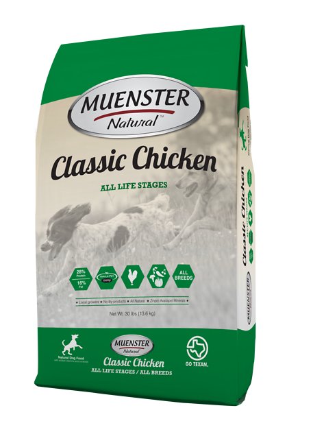 Muenster Natural Classic Chicken All Life Stages Dry Dog Food