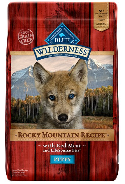 Blue Buffalo Wilderness Rocky Mountain Recipe with Red Meat Puppy Grain-Free Dry Dog Food