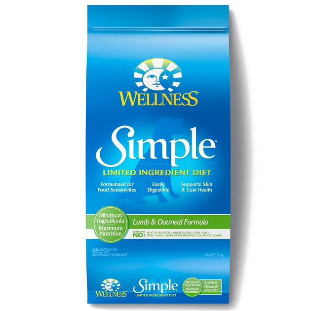 Wellness Simple Limited Ingredient Diet Lamb & Oatmeal Formula Dry Dog Food
