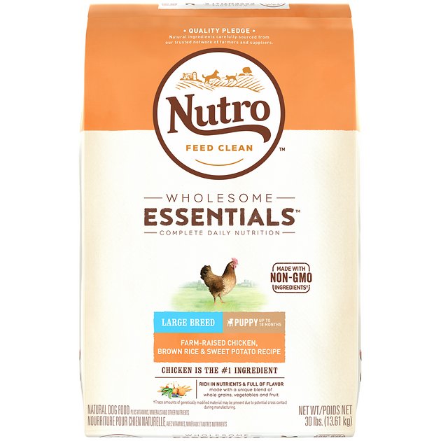 Nutro Wholesome Essentials Large Breed Puppy Farm Raised Chicken, Brown Rice & Sweet Potato Recipe Dry Dog Food