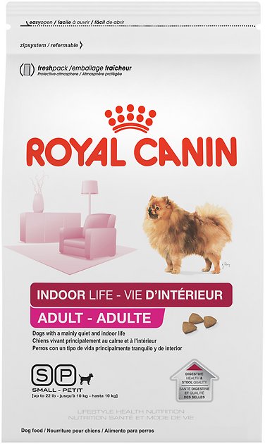 Royal Canin Indoor Life Small Breed Adult Dry Dog Food, 2.5-lb bag