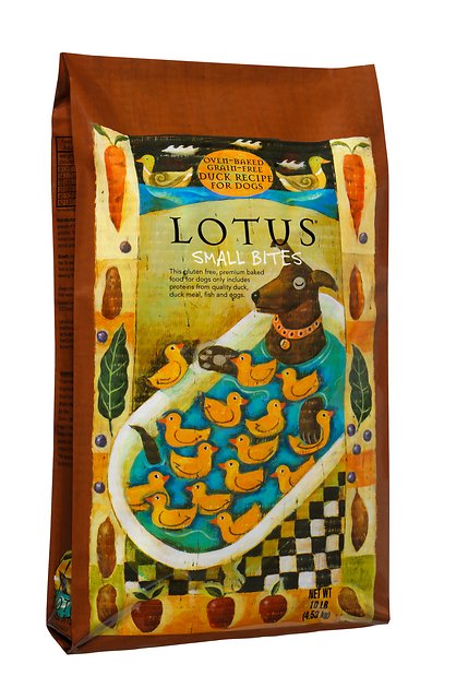 Lotus Oven-Baked Duck Small Bites Recipe Grain-Free Dry Dog Food