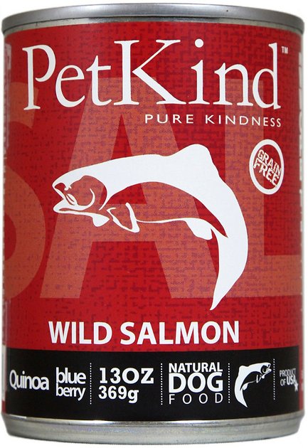 PetKind That's It! Wild Salmon Grain-Free Canned Dog Food, 13-oz, case of 12