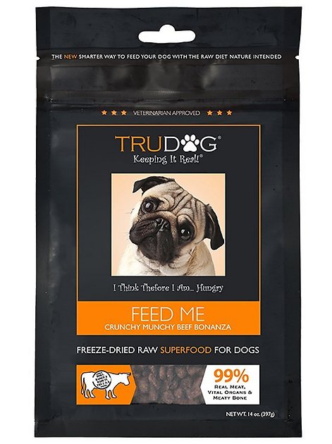 TruDog Feed Me Beef Grain-Free Freeze-Dried Dog Food