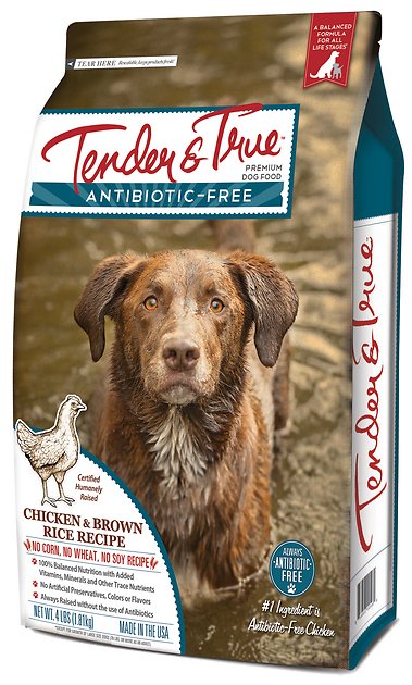 Tender & True Antibiotic-Free Natural Chicken & Brown Rice Recipe Dry Dog Food