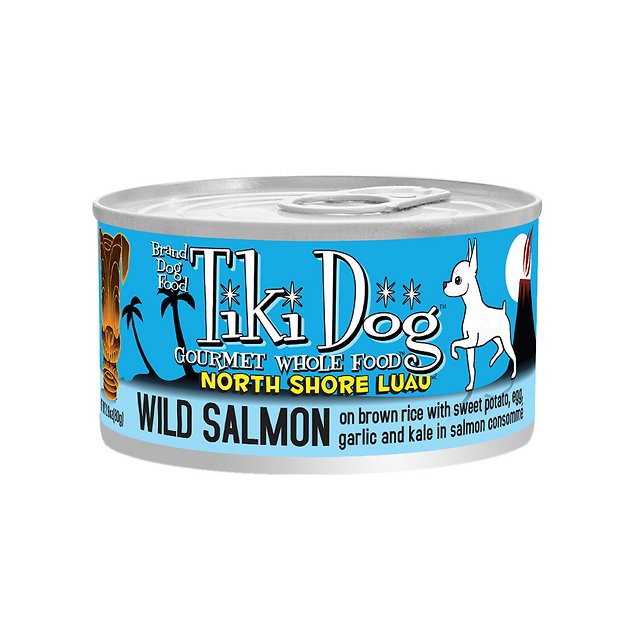 Tiki Dog North Shore Luau Wild Salmon on Brown Rice Canned Dog Food