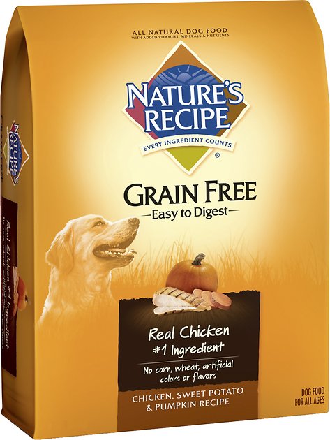 Nature's Recipe Grain-Free Chicken, Sweet Potato & Pumpkin Recipe Dry Dog Food