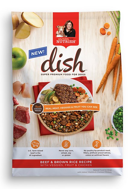 Rachael Ray Nutrish Dish Natural Beef & Brown Rice Recipe Dry Dog Food