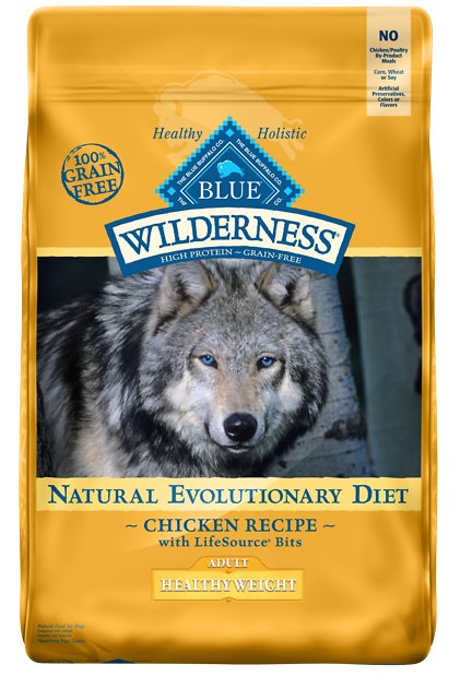 Blue Buffalo Wilderness Healthy Weight Chicken Recipe Grain-Free Dry Dog Food