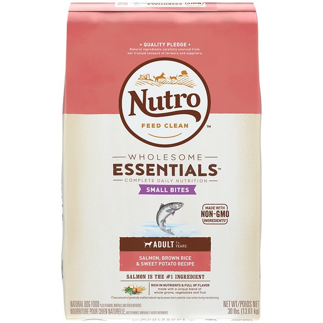 Nutro Wholesome Essentials  Small Bites Adult Salmon, Brown Rice & Sweet Potato Recipe