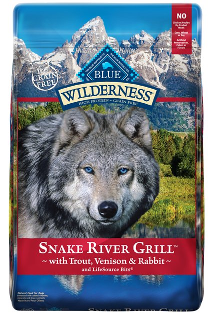 Blue Buffalo Wilderness Snake River Grill Trout, Venison & Rabbit Formula Grain-Free Dry Dog Food