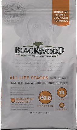 Blackwood Lamb Meal & Brown Rice Recipe Sensitive Skin & Stomach Formula Dry Dog Food