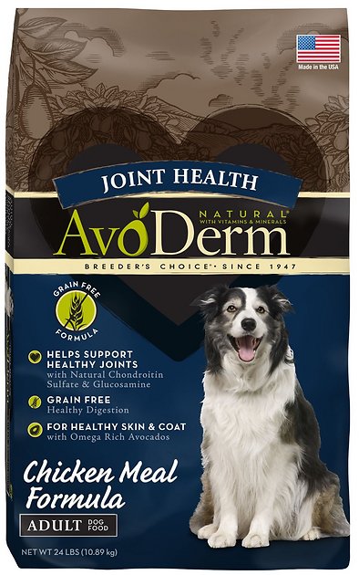 AvoDerm Active Care Healthy Joint Chicken Meal Formula Grain-Free Dry Dog Food