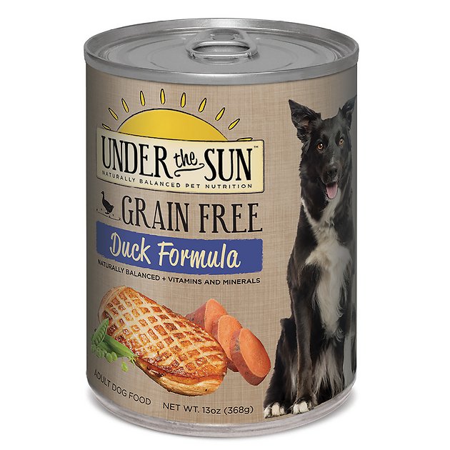 Under the Sun Grain-Free Duck Formula Canned Dog Food, 13-oz, case of 12