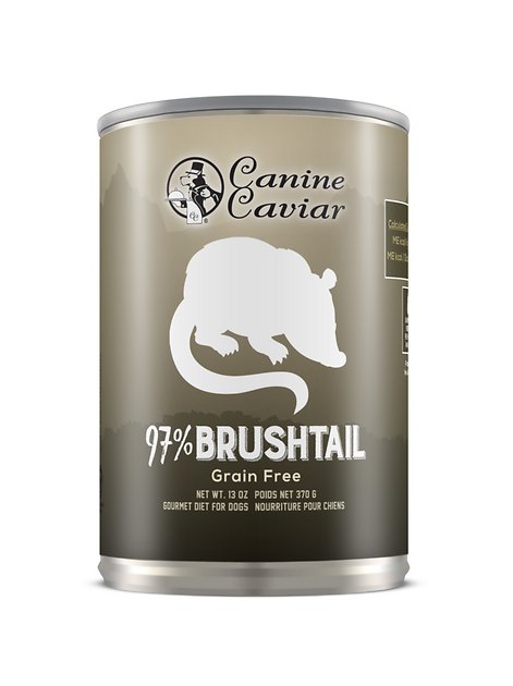 Canine Caviar 97% Brushtail Grain-Free Canned Dog Food Supplement, 13-oz, case of 12