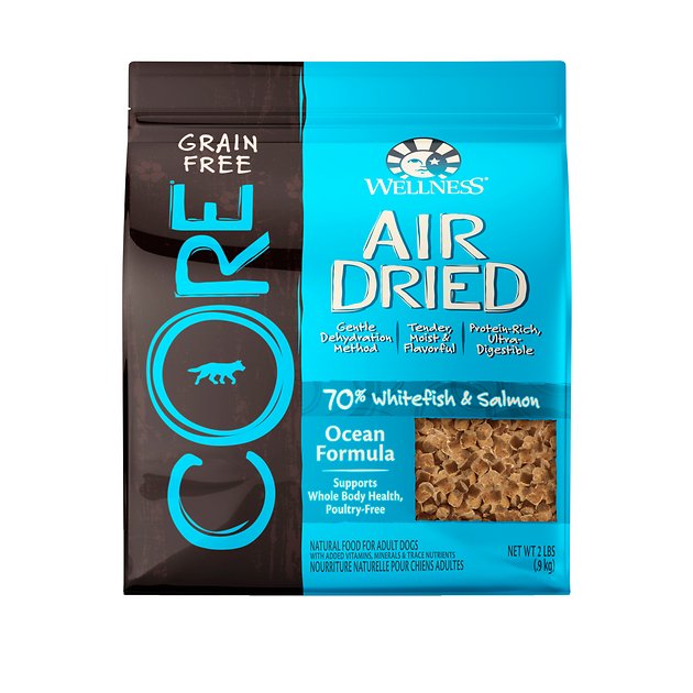 Wellness CORE Air Dried Natural Grain-Free Ocean Recipe Dry Dog Food, 2-lb bag