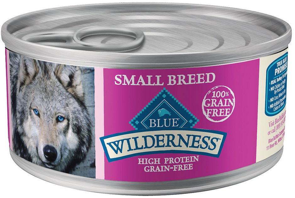 Blue Buffalo Wilderness Small Breed Turkey & Chicken Grill Grain-Free Canned Dog Food, 5.5-oz, case of 24