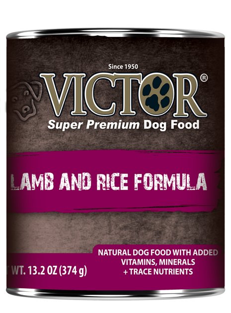 Victor Lamb & Rice Formula Canned Dog Food, 13.2-oz, case of 12