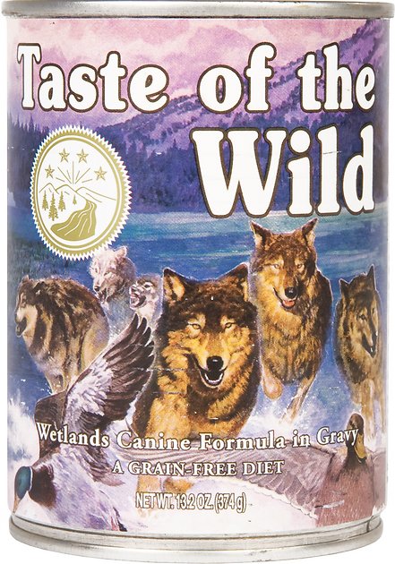 Taste of the Wild Wetlands Grain-Free Canned Dog Food, 13.2-oz, case of 12