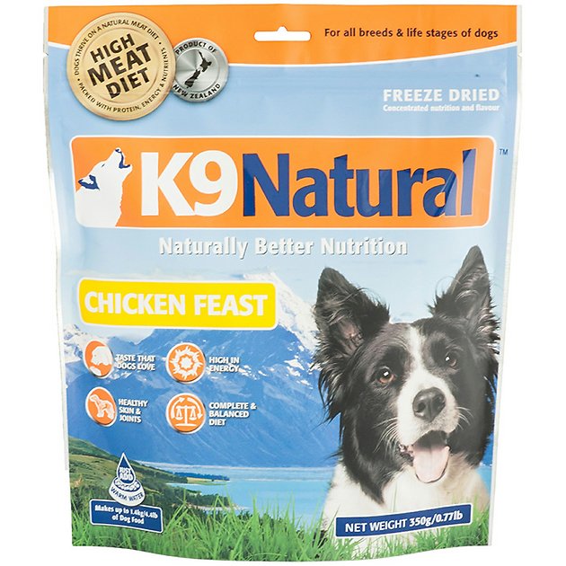 K9 Natural Chicken Feast Raw Grain-Free Freeze-Dried Dog Food