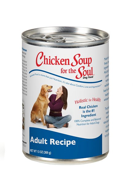 Chicken Soup for the Soul Adult Canned Dog Food, 13-oz, case of 12