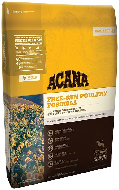 ACANA Heritage Free-Run Poultry Formula Grain-Free Dry Dog Food