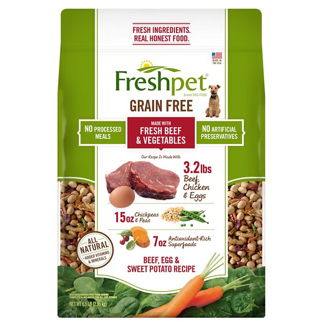 Freshpet Fresh Baked Grain Free Beef, Egg & Sweet Potato Recipe Dry Dog Food