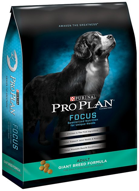 Purina Pro Plan Focus Adult Giant Breed Formula Dry Dog Food, 34-lb bag