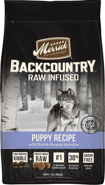 Merrick Backcountry Raw Infused Puppy Recipe Grain-Free Dry Dog Food