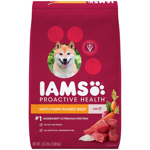 Iams Proactive Health With Beef & Rice Dry Dog Food