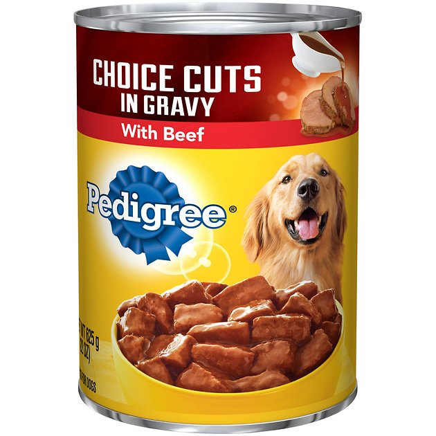 Pedigree Choice Cuts in Gravy With Beef Canned Dog Food, 22-oz, case of 12