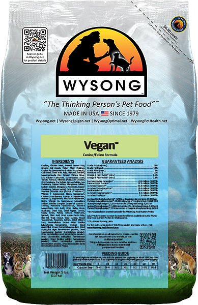 Wysong Vegan Dry Dog & Cat Food, 5-lb bag