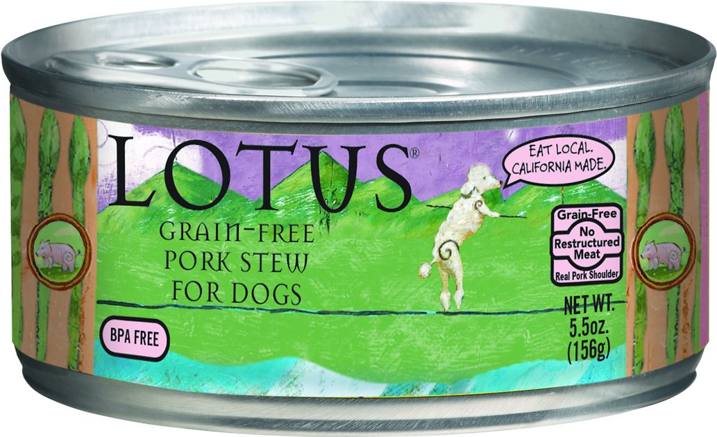 Lotus Pork Stew Grain-Free Canned Dog Food