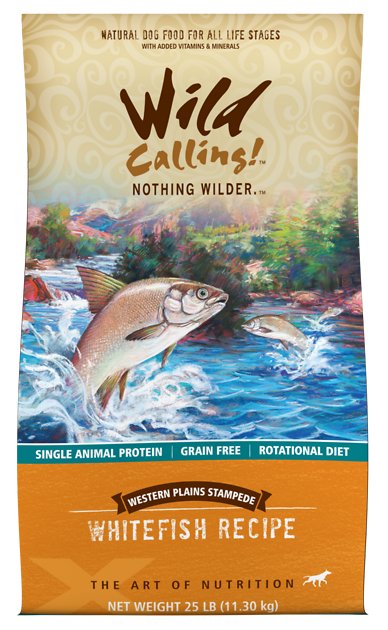 Wild Calling Western Plains Stampede Whitefish Recipe Grain-Free Dry Dog Food