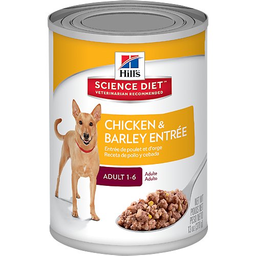 Hill's Science Diet Adult Chicken & Barley Entree Canned Dog Food